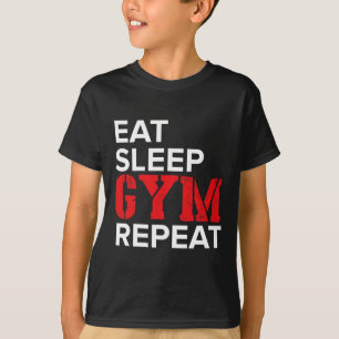 Camiseta Comer Dormir Academia Repetir
