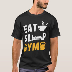 Camiseta Comer Dormir Academia Treino