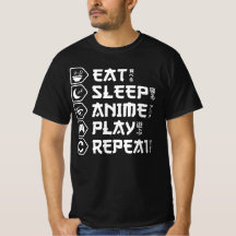 Comer Dormir Anime Jogar Repetir Estilo de Vida Ot
