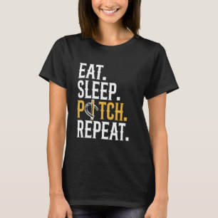 Camiseta Comer Dormir Arremessar Repetir Arremesso de Ferra
