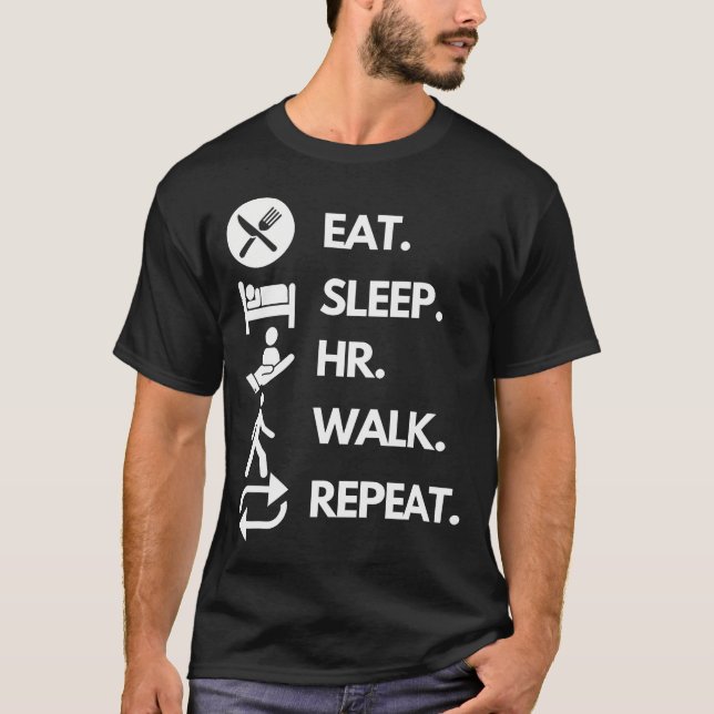 Camiseta Comer-Dormir-Caminhada-Hr-Repetir (Frente)