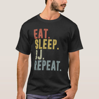 Camiseta Comer Dormir DJ Repetir   Para DJ Discotecário