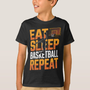 Camiseta Comer Dormir Esboço Repetir