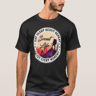 Camiseta Comer Dormir Escoteiro Repetir Melhor Vida Escot