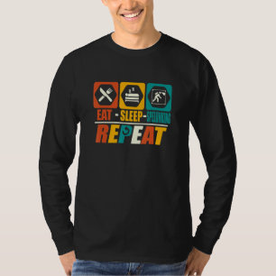 Camiseta Comer Dormir Espeleologia Repetir Cavernista Espel