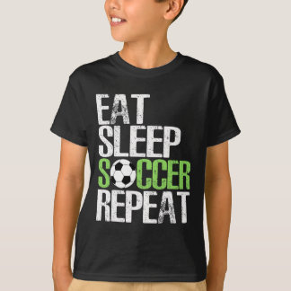 Camiseta Comer Dormir Futebol Repetir Presente Legal Esport