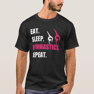 Camiseta Comer Dormir Ginástica Repetir