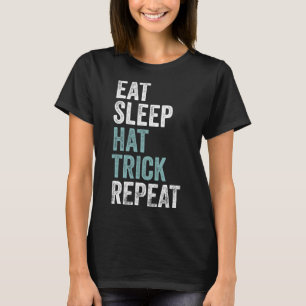 Camiseta Comer Dormir Hat Trick Repetir Engraçado Futebol H