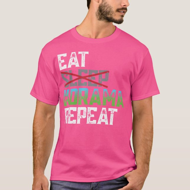 Camiseta Comer Dormir Kdrama Repetir K-Pop (Frente)
