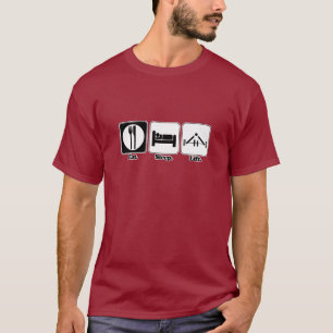 Camiseta comer dormir levantar pesos