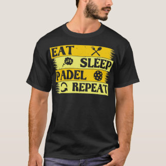 Camiseta comer dormir padre repetir