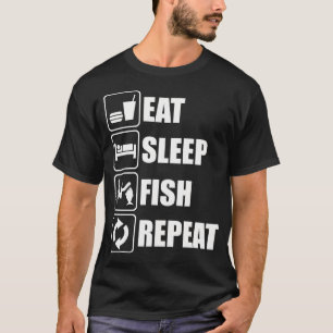 Camiseta Comer Dormir Peixe Repetir