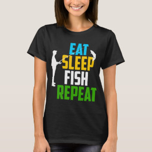Camiseta Comer Dormir Peixe Repetir