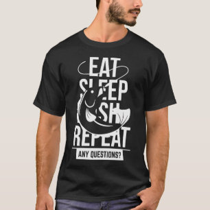 Camiseta Comer Dormir Peixe Repetir