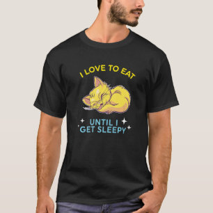 Camiseta comer dormir repetir sonhos bonitos Cat 3