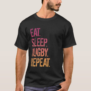 Camiseta Comer Dormir Rugby Repetir