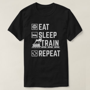 Camiseta Comer, dormir, treinar, repetir