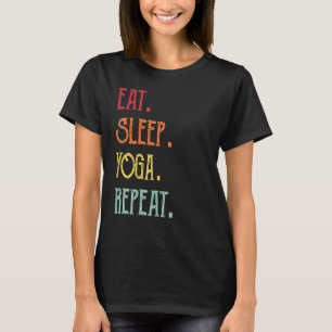 Camiseta Comer Dormir Yoga Repetir