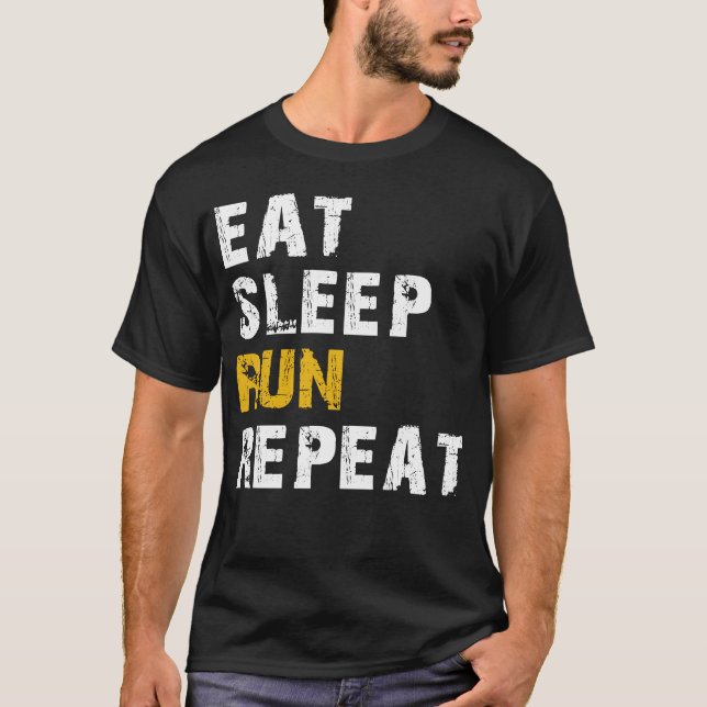 Camiseta comer e dormir (Frente)