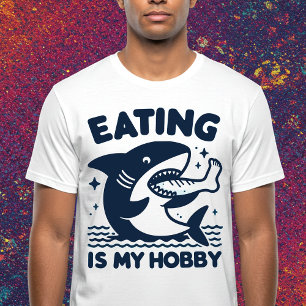 Camiseta Comer é o meu passatempo