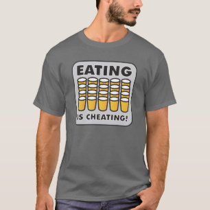 CAMISETA COMER ESTÁ ENGANANDO-SE