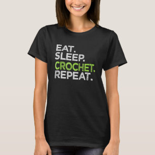 Camiseta Comer Fios De Costura Repetitivos De Corte