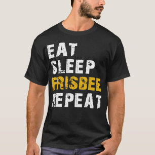 Camiseta comer frisbee de dormir
