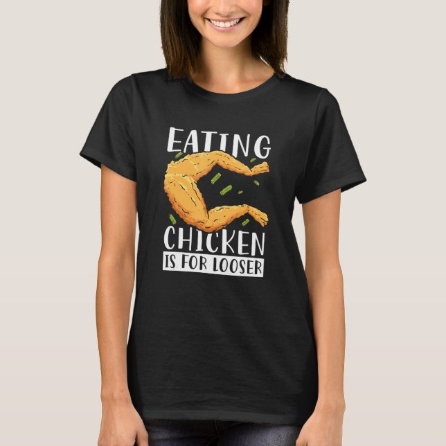 Camiseta Comer Galinha É Para Sapo De Caçador De Sapos Perd (Frente)