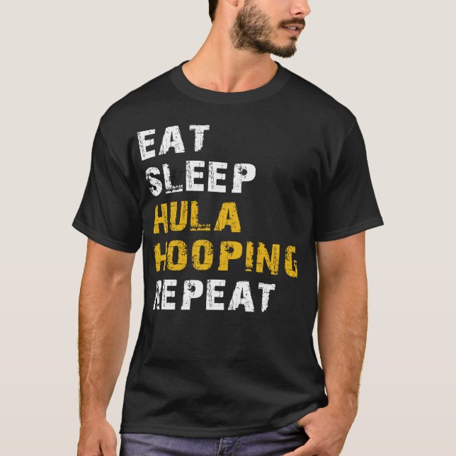 Camiseta comer hula hooping (Frente)