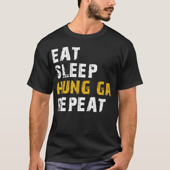 Camiseta comer hung ga repita (Frente)