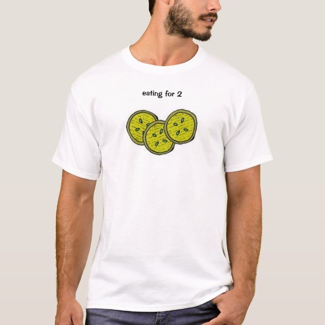 Camiseta comer para 2 (Frente)