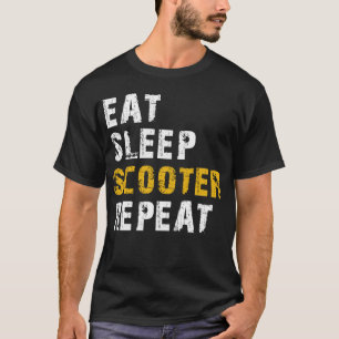 Camiseta comer patinete de repouso