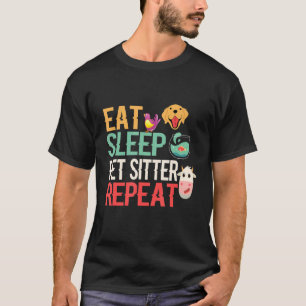 Camiseta Comer Pet Sitter Repetir Pet Sitter Pet Sitter Pet
