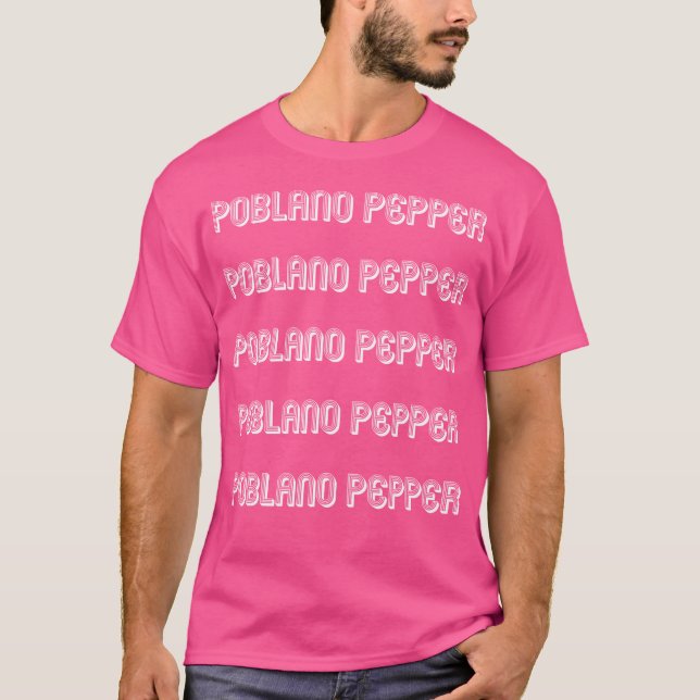 Camiseta Comer Pimenta Poblano (Frente)