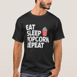 Camiseta Comer Pipoca Pipoca Pipoca Snack