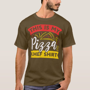 Camiseta Comer Pizza Engraçado Dizendo Pizza De Hobby Chef