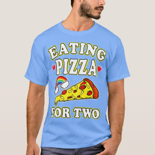 Camiseta Comer Pizza Para Dois