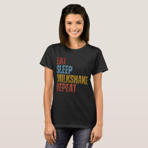 CAMISETA COMER REPETIÇÃO DE SONO DE LEITE