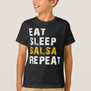 Camiseta comer salsa repetir