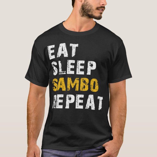 Camiseta comer sambo de dormir (Frente)