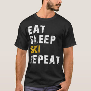 Camiseta comer ski de dormir