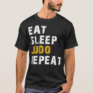 Camiseta comer sono judô repetir