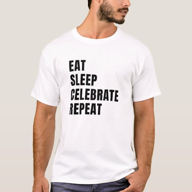 Camiseta Comer sono repetir (Frente)