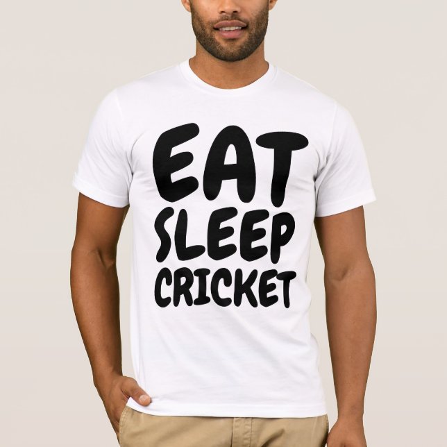 Camiseta COMER T-shirts DE CRICKET DE SONO (Frente)