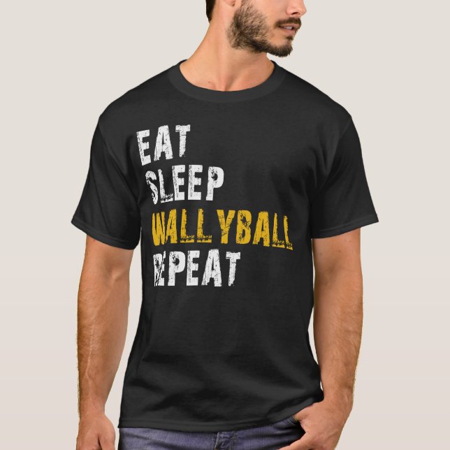 Camiseta comer wallyball (Frente)
