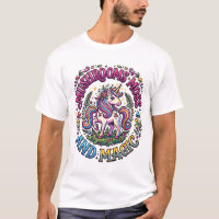 Camiseta Comercial Cogumelos Unicórnio Musgo e Mag