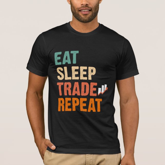 Camiseta Comercialização Diária de Ações do Mercado de Açõe (Frente)