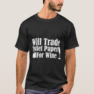 Camiseta Comercializará O Papel De Banheiro Para O Vinho
