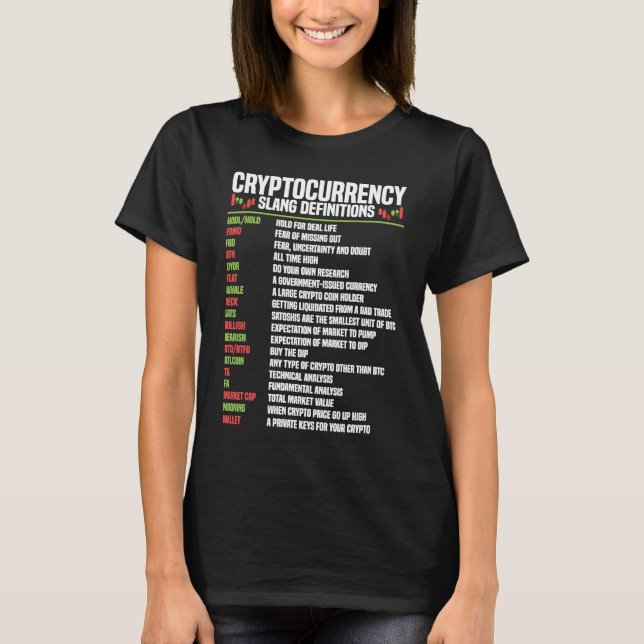 Camiseta Comerciante de Blockchain de Criptomoeda Finanças  (Frente)