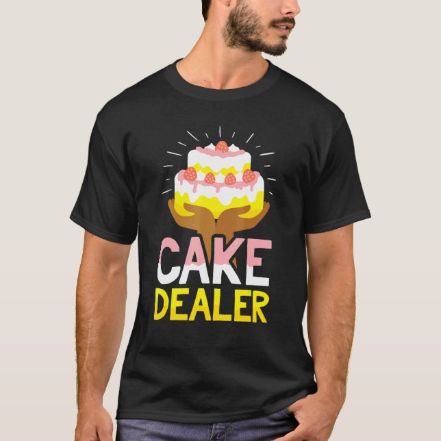 Camiseta Comerciante de Bolo Padeiro Confeiteiro Torta (Frente)